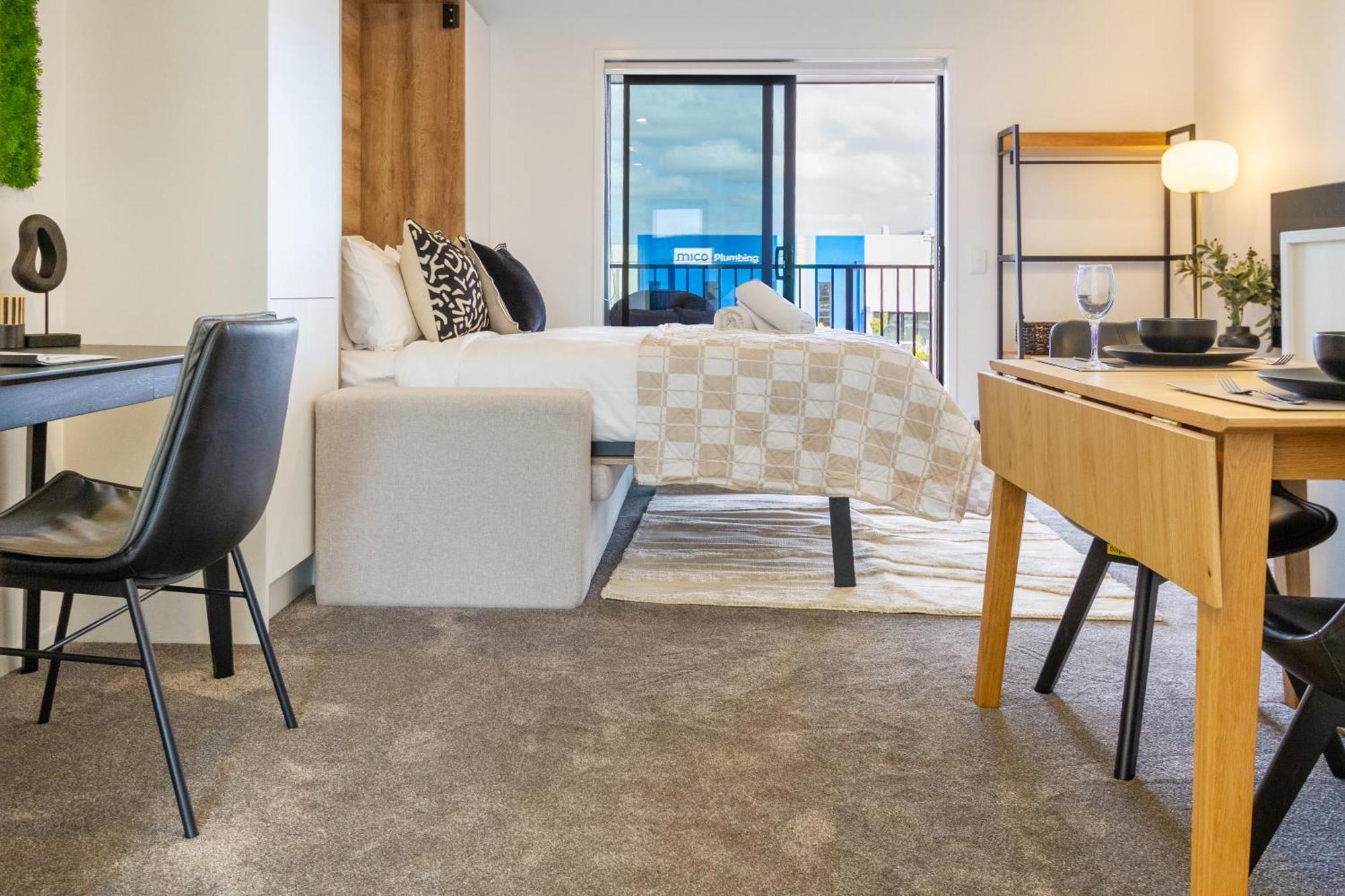 Prime Locale: Studio With Balcony Christchurch Luaran gambar